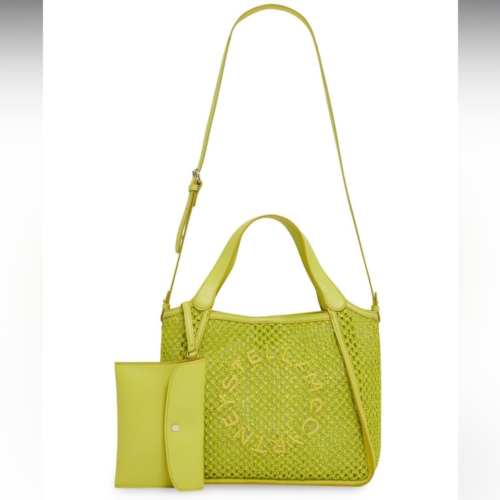 NWT 2pc Stella McCartney Raffia Bag